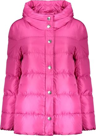 Moschino Gevoerd jack met capuchon - Roze