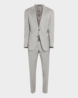 Emporio Armani Men & apos;s Micro-Houndstooth Suit