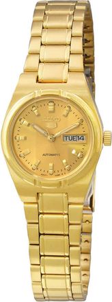 Seiko Series 5 Automatic Gold Dial Ladies Watch SYM600K1