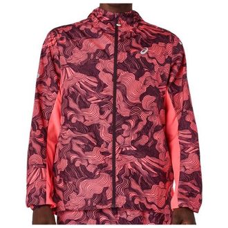 Asics Fujitrail Packable Jacket Laufjacke f&uuml;r Herren | rot
