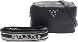 Prada Pre-owned Prada Vitello Daino Crossbody Unisex LT1TEURV22Q4Z7CB