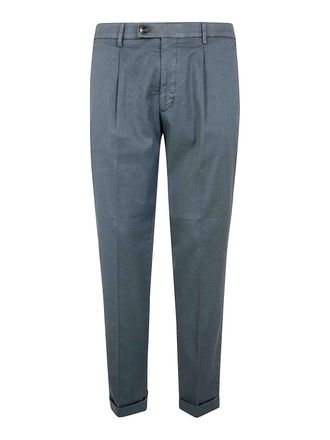 Michael Coal Linen Classic Trousers