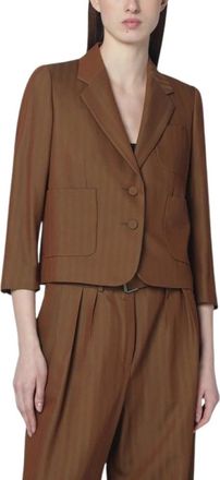 Dries Van Noten Blazer corto - - Jackets - Donna - Marrone - L