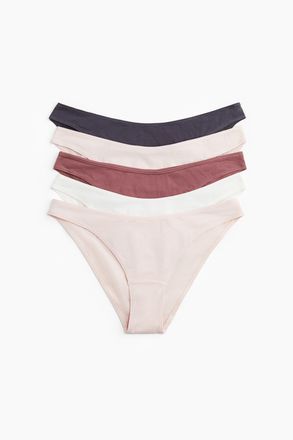 H&M 5er-Pack Baumwollslips - Pink