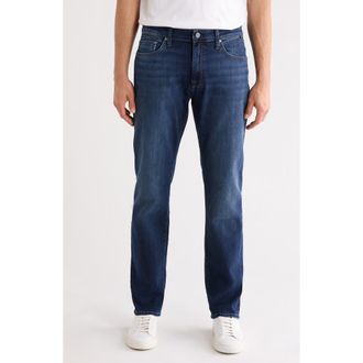 Mavi Marcus Slim Straight Leg Jeans in Dark Brushed Ocean City at Nordstrom Rack, Size 42 X 32