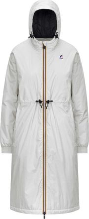 K-Way LE Vrai 4.0 Delia Warm - Dames - Regenjassen - Wit - XS - Polyester - Jassen