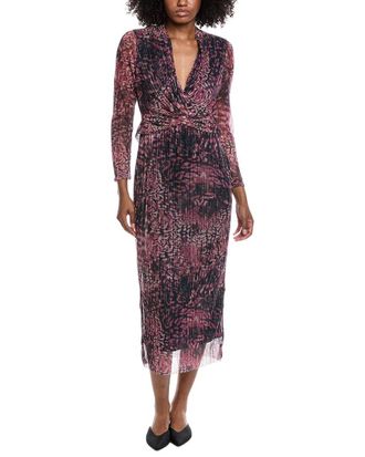 Anne Klein Printed Midi Dress