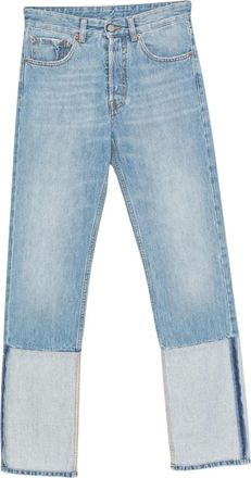 Maison Margiela Dames, Jeans, Blauw, Maat: W27 Katoen