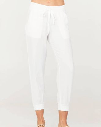 Bella Dahl Easy On Me Jogger Pants In White
