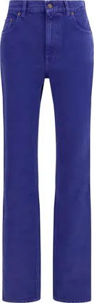 Chlo&eacute; Cotton Denim Jeans - Blue