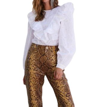 Custommade Sabine Top In White