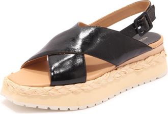 Paloma Barcel&oacute; Zwarte Anambei Lory Sandaal - Dames - Sandalen - Zwart - 38 EU - Schoenen