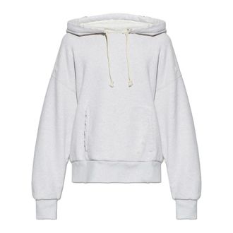 Golden Goose Hoodies, male, Gray, Size: XL Star Hooded Sweatshirt