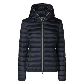 Save The Duck Blauw Zwart Alexis Lichtgewicht Jas - Dames - Winterjassen - Blauw - M - Jassen