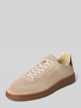 GANT Sneaker aus Leder mit Schn&uuml;rung Modell Cuzmo in Taupe, Gr&ouml;&szlig;e 43