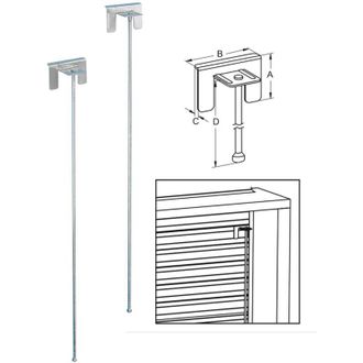 Bolis Italia SICURA PER TAPPARELLA PLASTICA ASTA 39X480 MM- BOLIS ITALIA- 50,0 pz