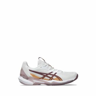 Asics Womens Solution Speed Ff 3 Shoes In White/dusty Mauve
