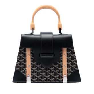 Goyard Pre-owned Saigon PM Handbag - Dames - Pre-owned - Zwart - Maat: ONE Size Leer