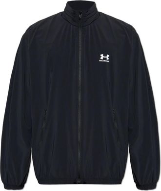 Balenciaga Jas met capuchon opgeborgen in kraag - Heren - Zomerjassen - Zwart - M - Jassen