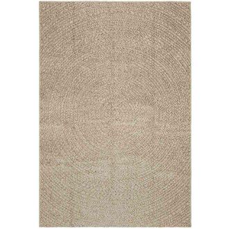 vidaXL Rug ZIZUR Beige 140x200 cm Jute Look Indoor and Outdoor vidaXL