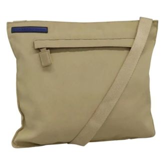 Burberry Pre-owned Nylon shoulder-bags - Dames - Pre-owned - Beige - Maat: ONE Size Nylon
