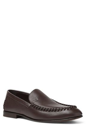 Fendi FF Loafer in Chocolate Chocolate at Nordstrom, Size 10Us
