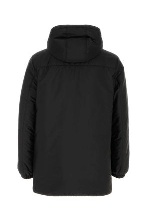 Prada Mens Black Nylon Down Jacket Nero Piumini