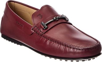 Tod's TodS Double T Fine City Grommet Leather Loafer