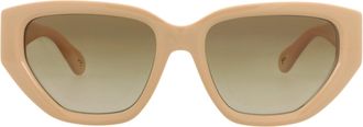 Chlo&eacute; Cat Eye-Frame Recycled Acetate Sunglasses