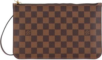 Louis Vuitton 2019 Damier Ebene Neverfull MM pouch - Brown