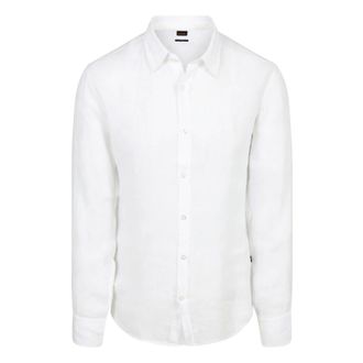 HUGO BOSS Hombre, Camisas, Blanco, Talla: L
