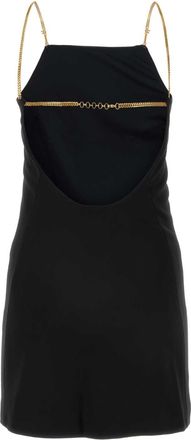 Palm Angels Womens Black Jersey Mini Dress Nylon - Size EU 42 (Womens)