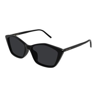 Saint Laurent Cat Eye Zonnebril - Dames - Accessoires - Zwart - Maat: 57 MM