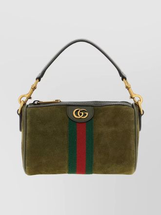 Gucci suede leather mini shoulder bag