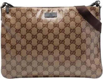 Gucci Pre-owned Cross Body Bags, female, Beige, Size: ONE SIZE Pre-owned Crossbody Bag