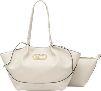Lola Casademunt Tote Bag met gevlochten details - Dames - Shoppers - Beige - ONE Size - Polyester - Tassen