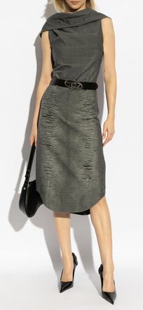 Diesel Dress D-MAUVE, Womens, Grey