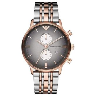 Emporio Armani AR1721 Heren Gianni Horloge Twee Toon