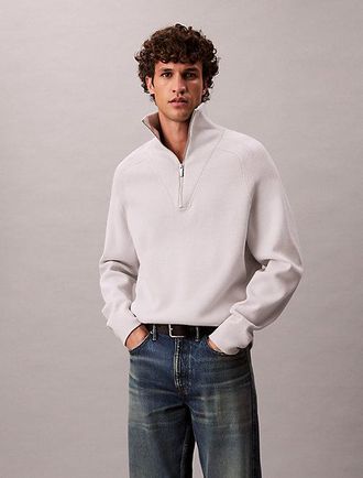 Calvin Klein Jersey Boxy De Cuello Perkins De Punto T&eacute;cnico