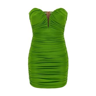 Elisabetta Franchi Party Dresses, female, Green, Size: L Elisabetta Franchi Dresses