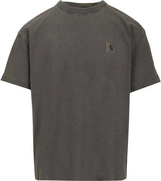 Carhartt Work in Progress Tops, Heren, Grijs, XL, Katoen, Nelson T-Shirt