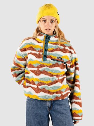 Blue Tomato Mountainscape Fleece Trui wit