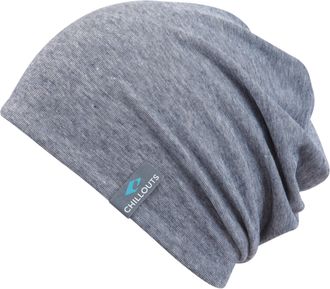 Chillouts Beanie CHILLOUTS Tiflis Hat, blau, Materialmix, meliert, M&uuml;tzen Beanie, schnelltrocknend, robust und formbest&auml;ndig, doppellagig