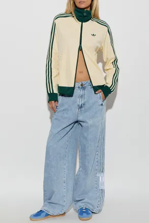 adidas Sweatshirt With Embroidered Logo, Womens, Yellow