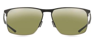 Porsche Design P8964 Polarized A Mens Sunglasses Black Size 61