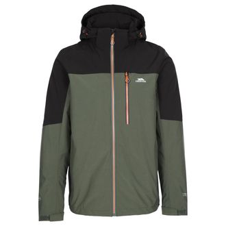 Trespass Mens Tappin Hooded Waterproof Jacket (Ivy) - Green - Size X-Small