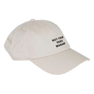 Dr&ocirc;le de Monsieur Le Casquette Slogan Hat - Heren - Petten - Beige - ONE Size - Accessoires