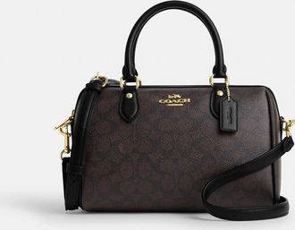 Coach Rowan Satchel Bag In Signature Canvas