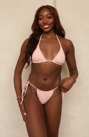 Dippin' Daisy's Swimwear Lana Triangle Bikini Top in Blossom at Nordstrom, Size X-Small