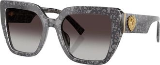 Dolce & Gabbana Dg 4538 Zonnebril - Dames - Zonnebrillen - Grijs - 54 MM - Accessoires